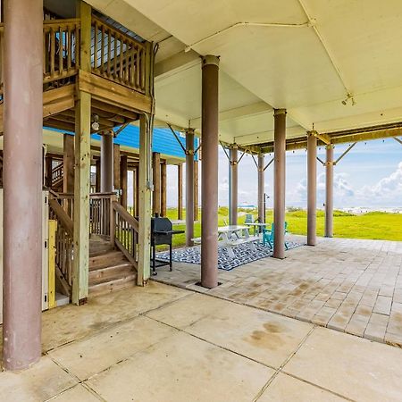 8-Mile Beachfront Villa Galveston Exterior foto