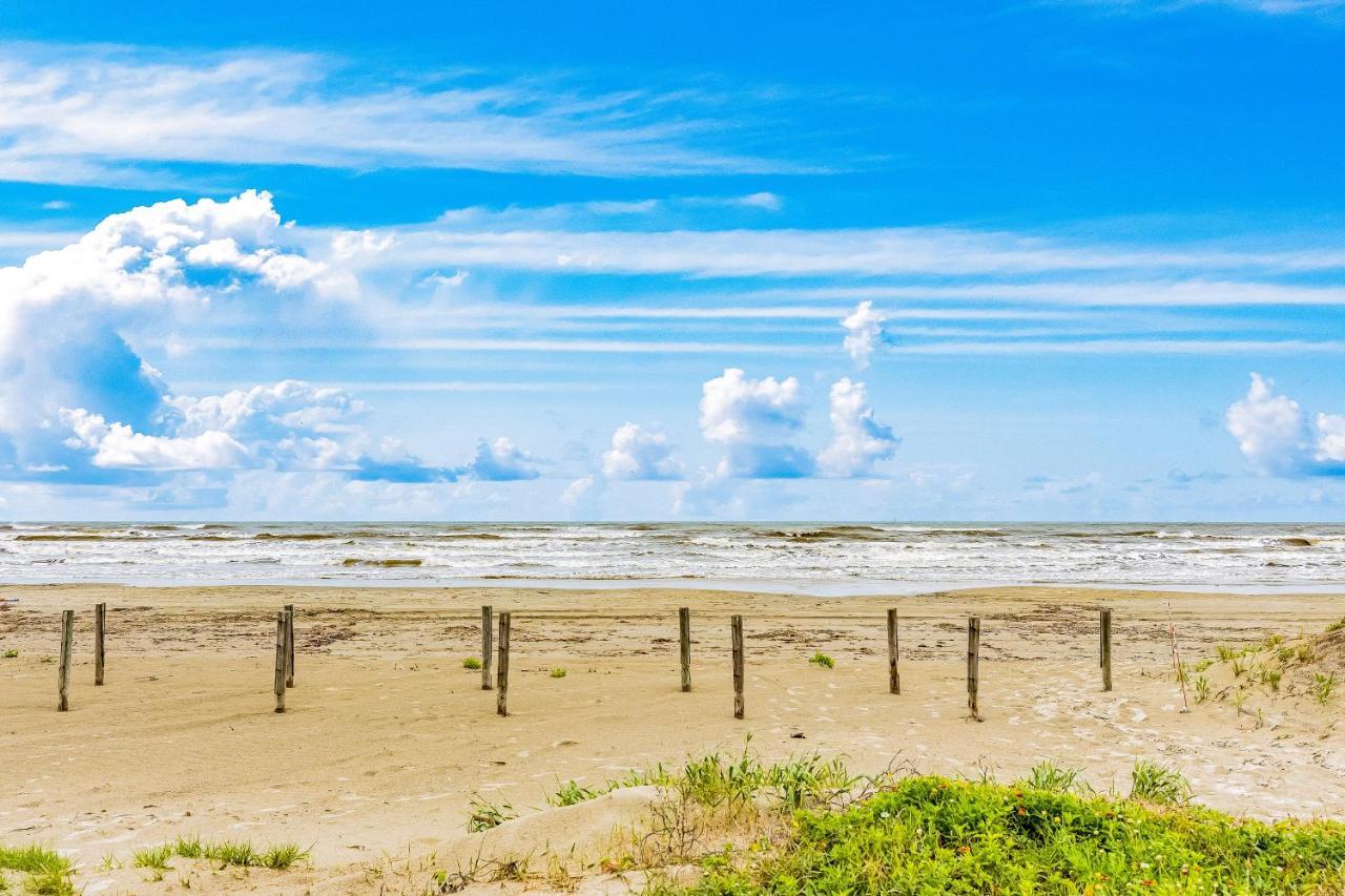 8-Mile Beachfront Villa Galveston Exterior foto